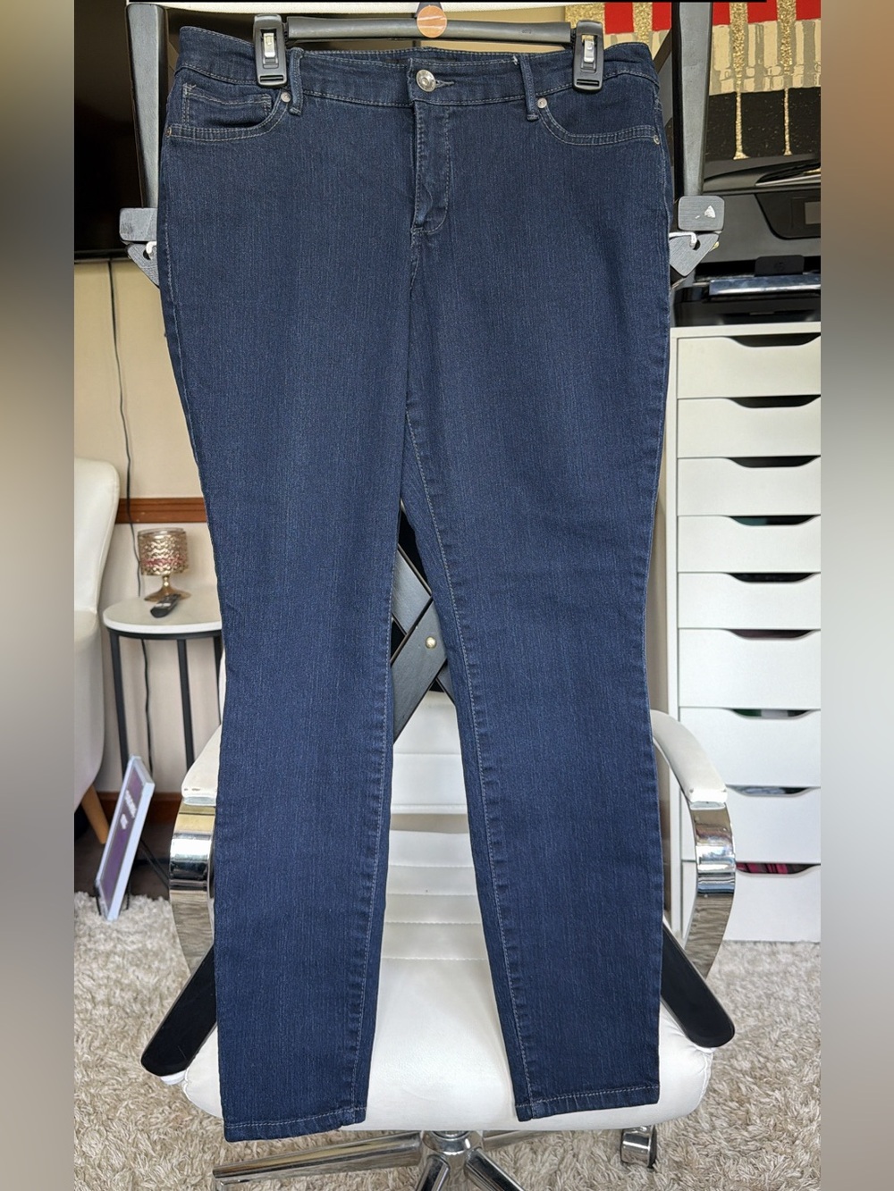 Nine West cigarette fit skinny leg jeans
